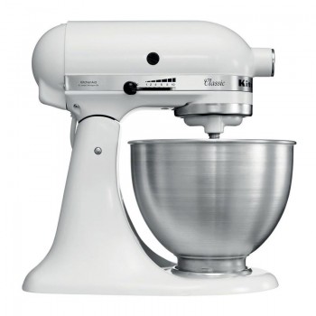 KitchenAid 5K45SS Classic Stand Mikser, 4.3 L, Beyaz