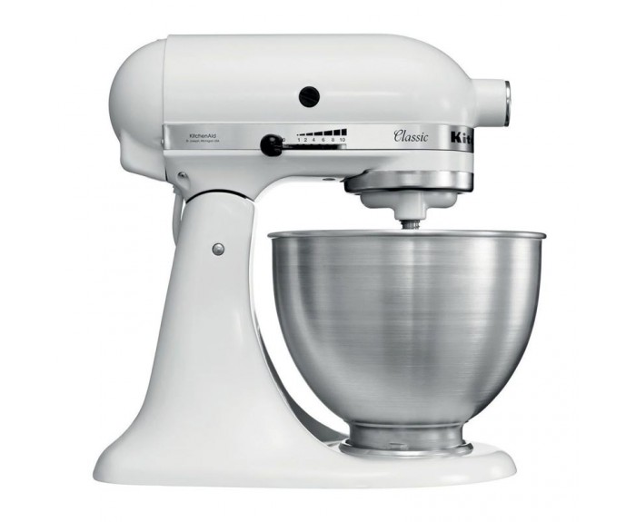 KitchenAid 5K45SS Classic Stand Mikser, 4.3 L, Beyaz KitchenAid 5K45SS Classic Stand Mikser, 4.3 L, Beyaz