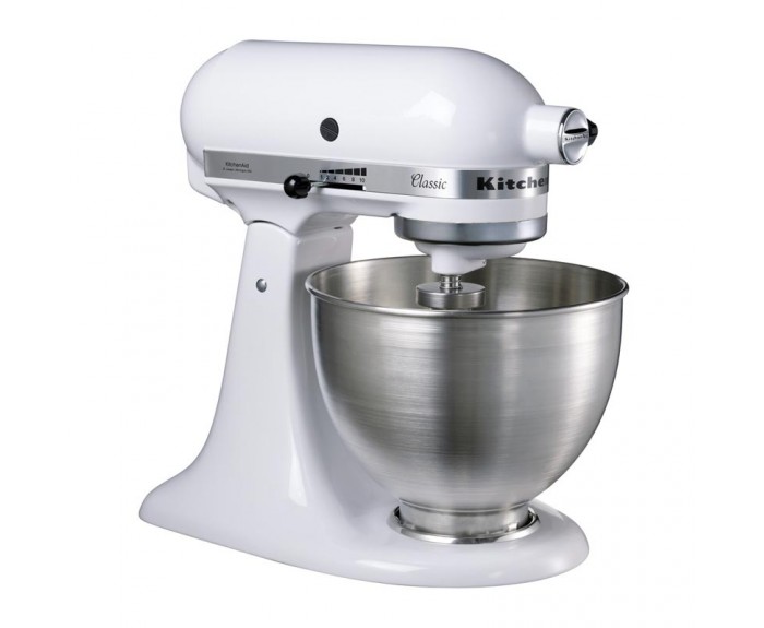 KitchenAid 5K45SS Classic Stand Mikser, 4.3 L, Beyaz KitchenAid 5K45SS Classic Stand Mikser, 4.3 L, Beyaz