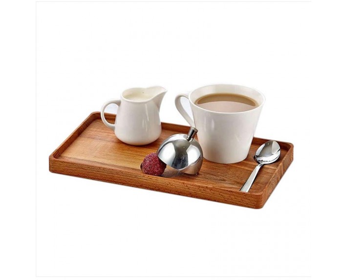 Biradlı GRV-302 Ahşap Dikdörtgen Nescafe Seti, 24x14x2 cm