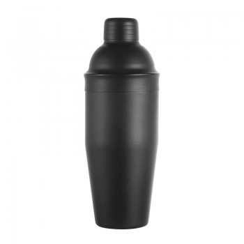 Biradlı BRD-700 Paslanmaz Çelik Kokteyl Shaker, 700 ml, Siyah