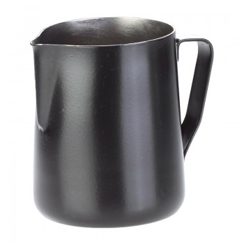 Biradlı GRV-040 Süt Potu Pitcher, 700 ml, Siyah