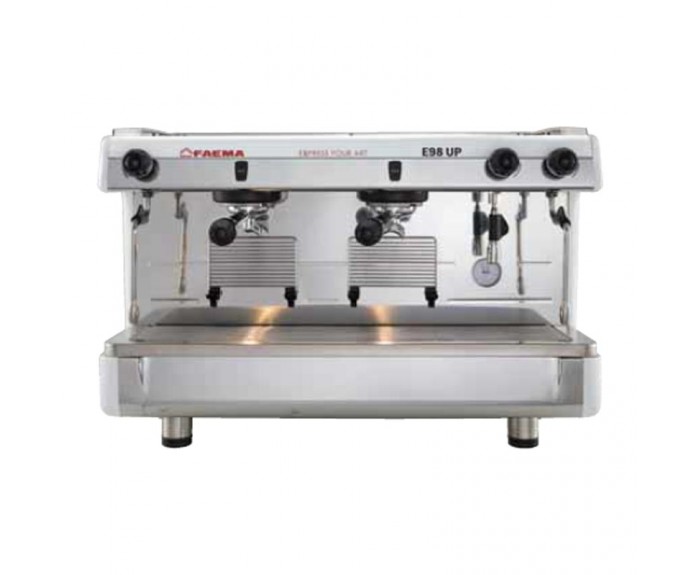 Faema E98 UP S/2 Tall Cup Yarı Otomatik Espresso Kahve Makinesi, 2 Gruplu, Beyaz