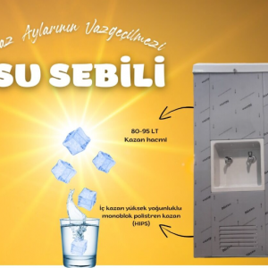 Green Cooler Su Sebili, 80 Litre, S80, Krom