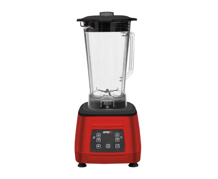 Omake Buz Kırıcı Dijital Bar Blender, 3 L, 2200 W, Kırmızı