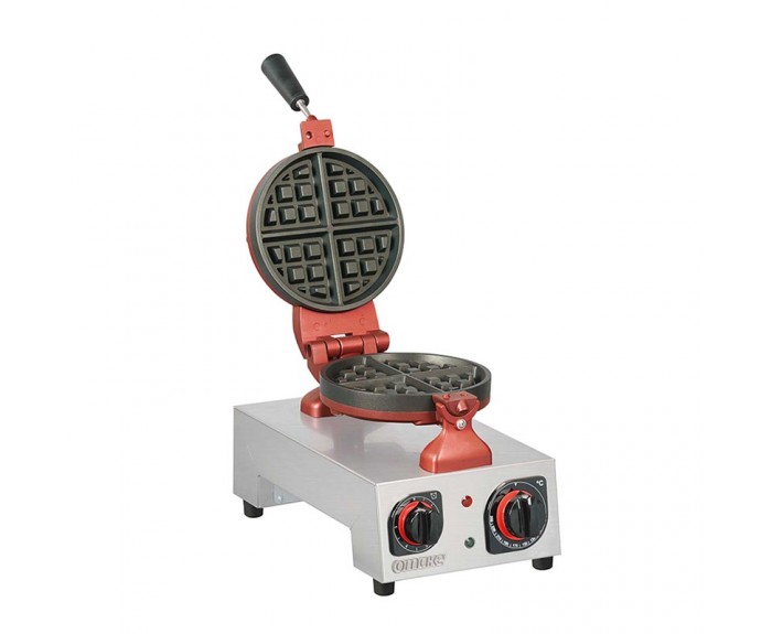 Omake WFL01.E12 Z5F Zamanlayıcılı Kare Model Tekli Waffle Makinesi, Elektrikli