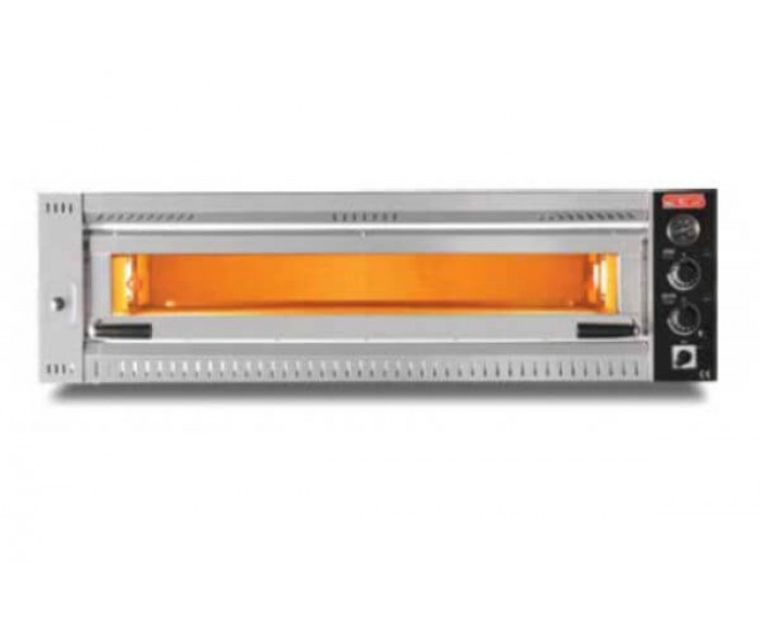 SGS PO-PROFI-10570 Profesyonel Pizza Fırını, 6 Adet Tava Kapasiteli, Tek Katlı, 9500 W