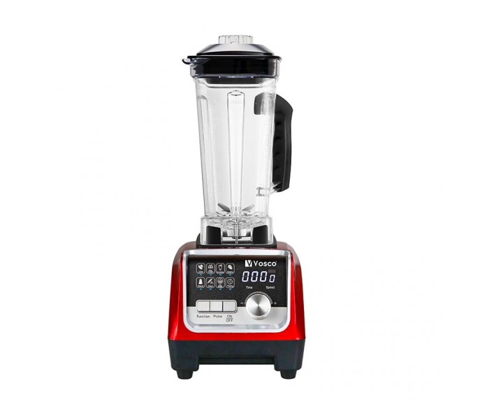 Vosco VHS-206C Pro Dijital Buz Kırıcı Bar Blender, 2 L, 2200 W, Kırmızı