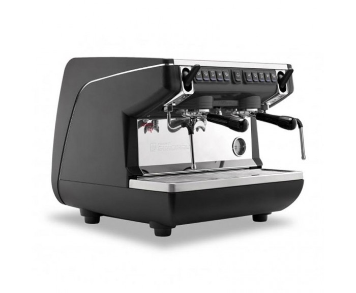 Nuova Simonelli Appia Life Compact Tall Cup Tam Otomatik Espresso Kahve Makinesi, 2 Gruplu, Siyah