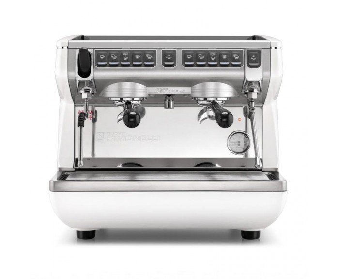 Nuova Simonelli Appia Life Compact Tall Cup Tam Otomatik Espresso Kahve Makinesi, 2 Gruplu, Beyaz