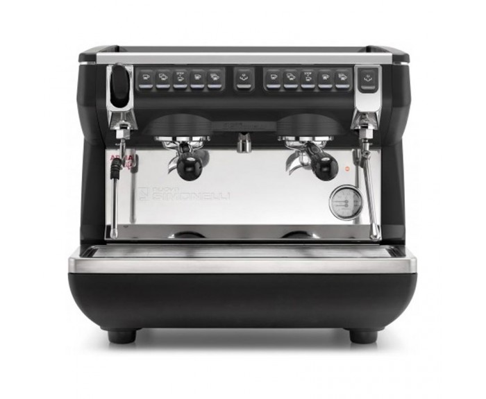 Nuova Simonelli Appia Life Compact Tall Cup Tam Otomatik Espresso Kahve Makinesi, 2 Gruplu, Siyah