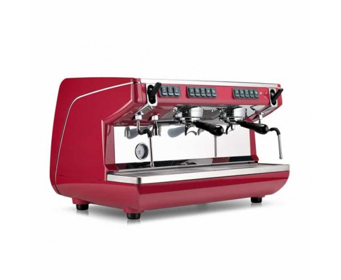 Nuova Simonelli Appia Life Tall Cup Tam Otomatik Espresso Kahve Makinesi, 2 Gruplu, Kırmızı