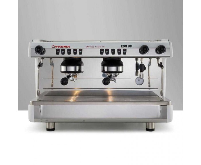 Faema E98 Up Tall Cup Full Otomatik Espresso Kahve Makinesi, 2 Gruplu, Beyaz