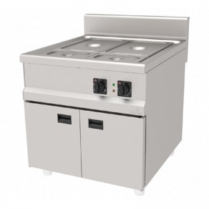 Atalay 900 Seri Çift Hazneli Dolaplı Sos Bain-Marie, Elektrikli