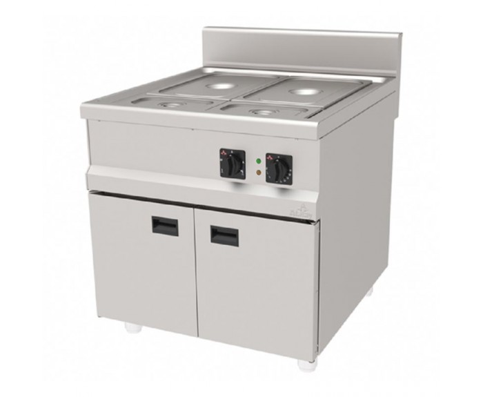 Atalay 900 Seri Çift Hazneli Dolaplı Sos Bain-Marie, Elektrikli