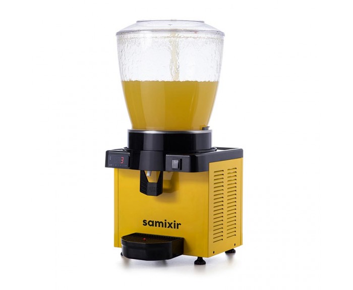 Samixir S22 Panaromik Dijital Soğuk İçecek Dispenseri, 22 L, Sarı