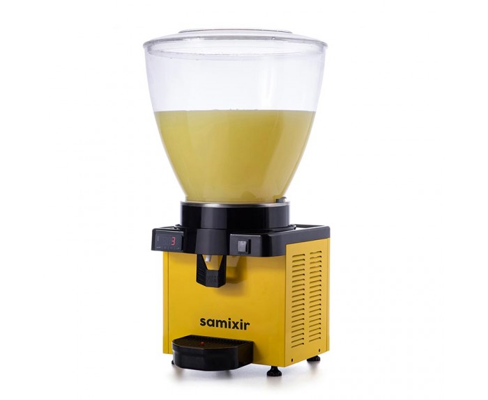 Samixir M40 Panaromik Dijital Soğuk İçecek Dispenseri, 40 L, Sarı